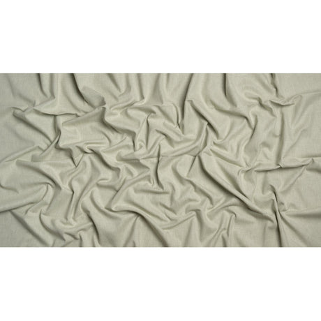 Slubbed Cotton and Polyester Woven - Sage - British Imported