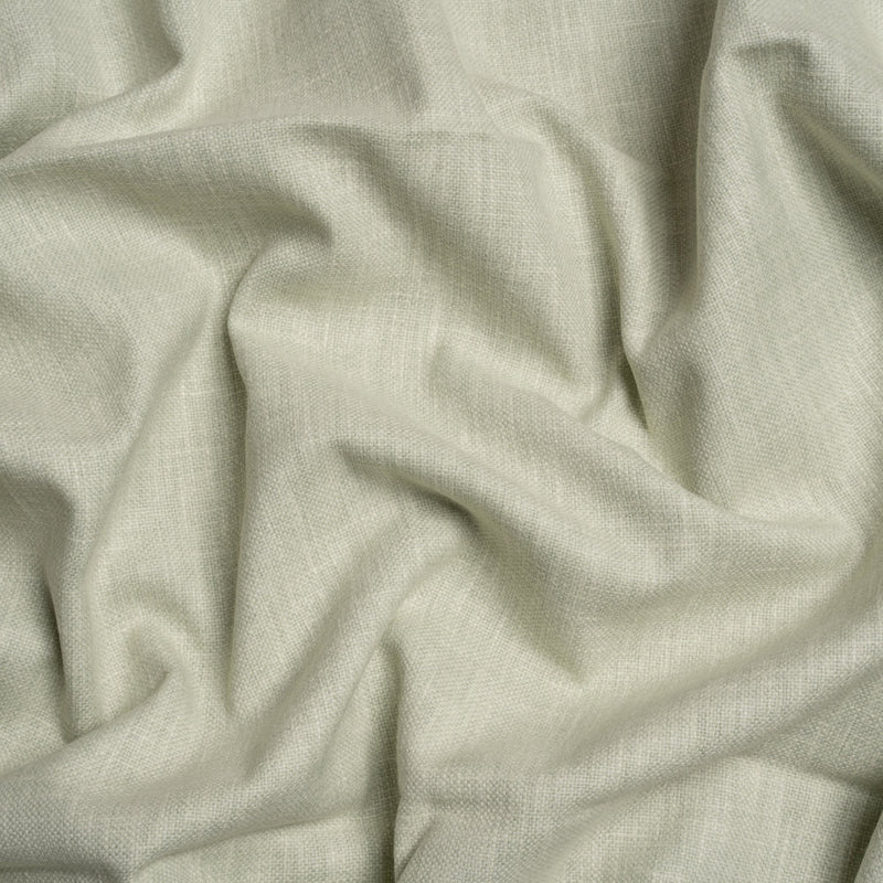 Slubbed Cotton and Polyester Woven - Sage - British Imported
