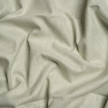 Slubbed Cotton and Polyester Woven - Sage - British Imported