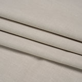 Slubbed Cotton and Polyester Woven - Silver - British Imported