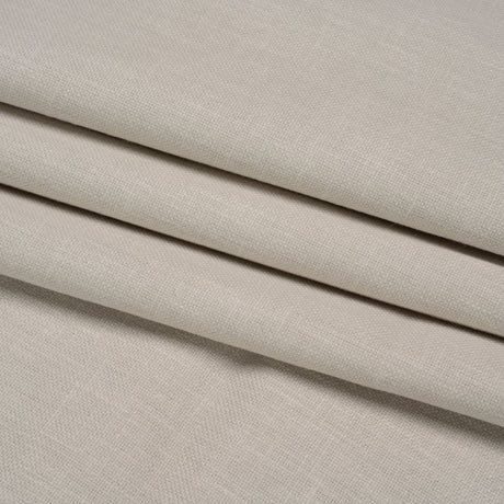 Slubbed Cotton and Polyester Woven - Silver - British Imported