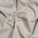 Slubbed Cotton and Polyester Woven - Silver - British Imported