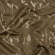 Metallic Drapery Jacquard - Truffle Windblown Branches - British Imported