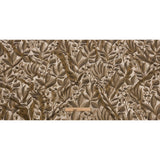 Metallic Drapery Jacquard - Ochre Lucent Leaves - British Imported