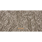Metallic Drapery Jacquard - Pebble Lucent Leaves - British Imported