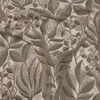 Metallic Drapery Jacquard - Pebble Lucent Leaves - British Imported