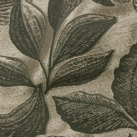 Metallic Drapery Jacquard - Sage Lucent Leaves - British Imported