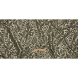 Metallic Drapery Jacquard - Sage Lucent Leaves - British Imported