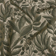 Metallic Drapery Jacquard - Sage Lucent Leaves - British Imported
