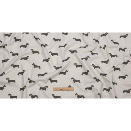 Cotton Canvas Print - Pebble Little Dogs - British Imported