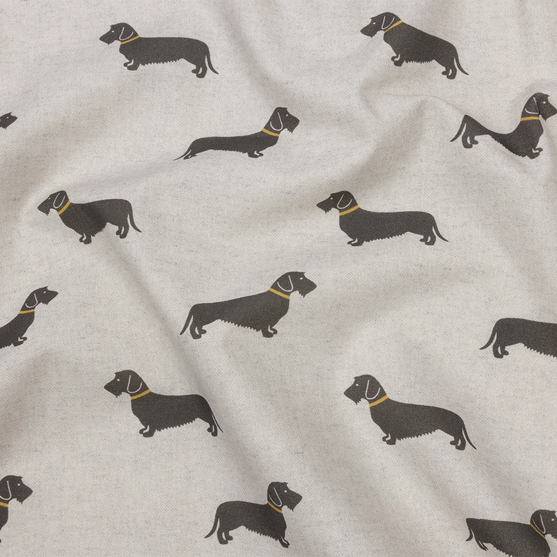 Cotton Canvas Print - Pebble Little Dogs - British Imported