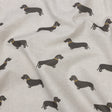 Cotton Canvas Print - Pebble Little Dogs - British Imported