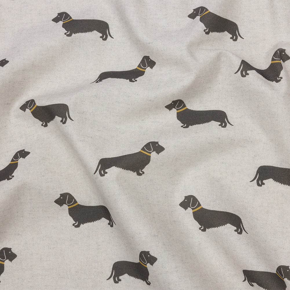 Cotton Canvas Print - Pebble Little Dogs - British Imported