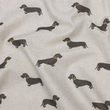Cotton Canvas Print - Pebble Little Dogs - British Imported
