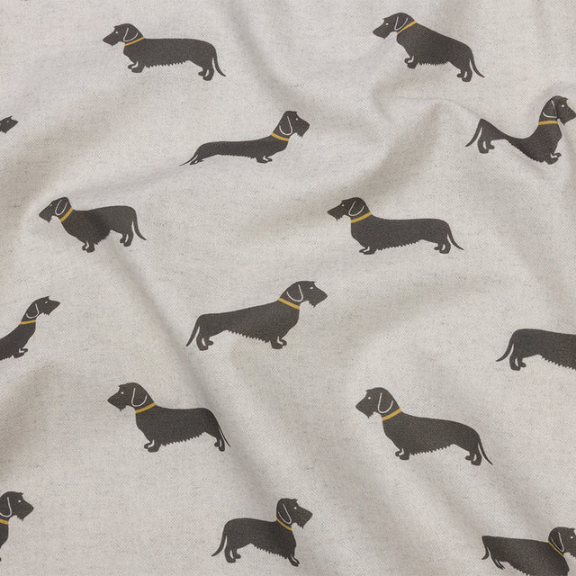 Cotton Canvas Print - Pebble Little Dogs - British Imported