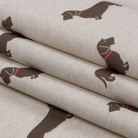 Cotton Canvas Print - Stone Little Dogs - British Imported