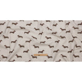 Cotton Canvas Print - Stone Little Dogs - British Imported
