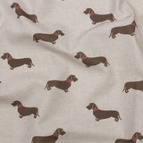 Cotton Canvas Print - Stone Little Dogs - British Imported