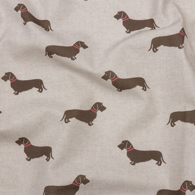 Cotton Canvas Print - Stone Little Dogs - British Imported