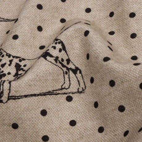 Cotton Canvas Print - Linen Dalmation Spots - British Imported