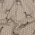 Cotton Canvas Print - Linen Dalmation Spots - British Imported