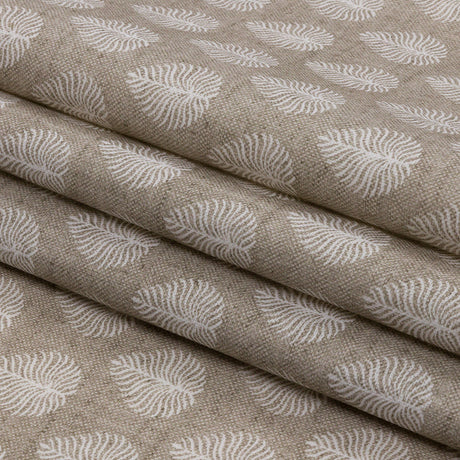 Cotton Canvas Print - Linen Leaves - British Imported