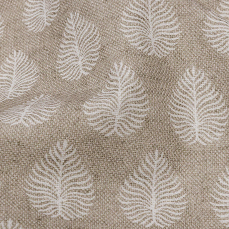 Cotton Canvas Print - Linen Leaves - British Imported