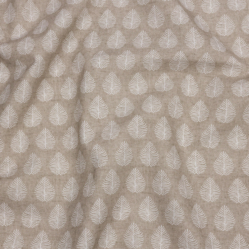 Cotton Canvas Print - Linen Leaves - British Imported