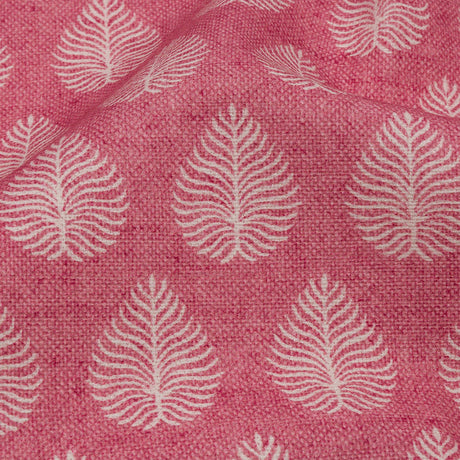 Cotton Canvas Print - Raspberry Leaves - British Imported