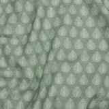 Cotton Canvas Print - Sage Leaves - British Imported
