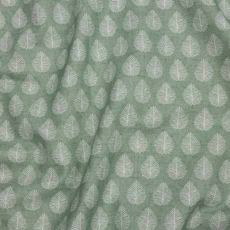 Cotton Canvas Print - Sage Leaves - British Imported