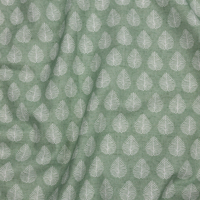Cotton Canvas Print - Sage Leaves - British Imported