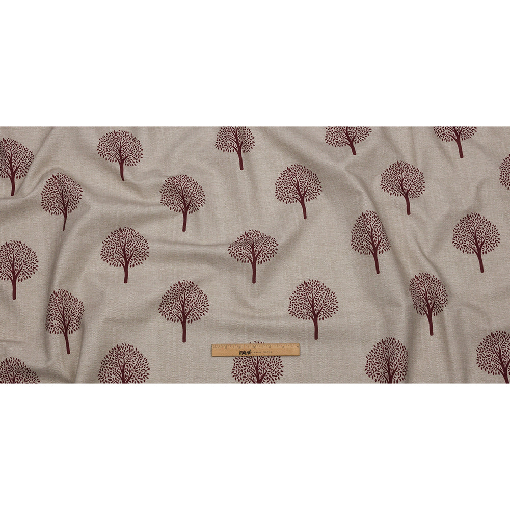 Cotton Canvas Print - Mulberry Yew Trees - British Imported