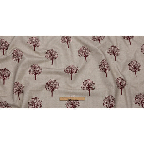 Cotton Canvas Print - Mulberry Yew Trees - British Imported