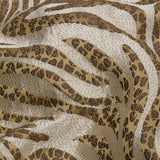 Drapery Jacquard - Jute Animal Stripes and Spots - British Imported