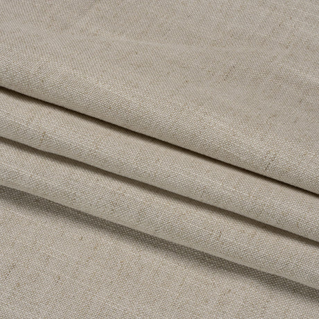 Linen, Viscose and Polyester Woven - Natural - British Imported
