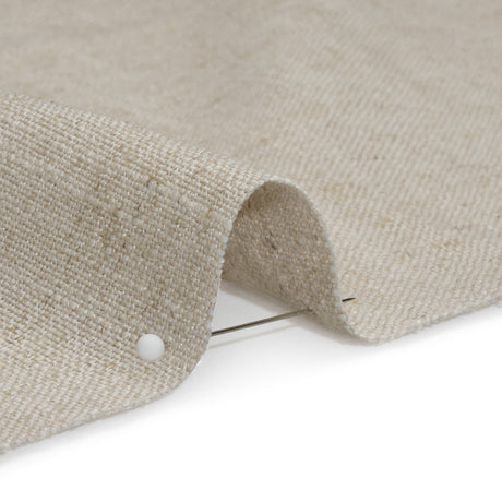 Linen, Viscose and Polyester Woven - Natural - British Imported