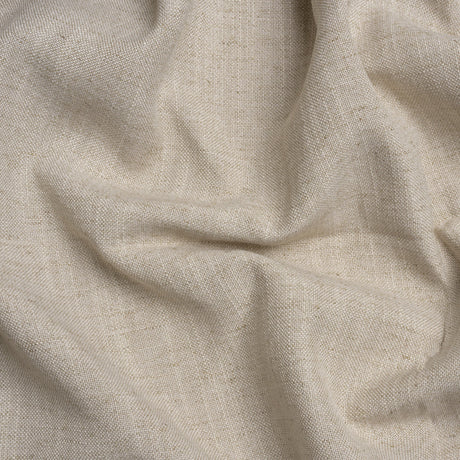 Linen, Viscose and Polyester Woven - Natural - British Imported