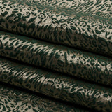 Drapery Jacquard - Fern Running Leopard - British Imported