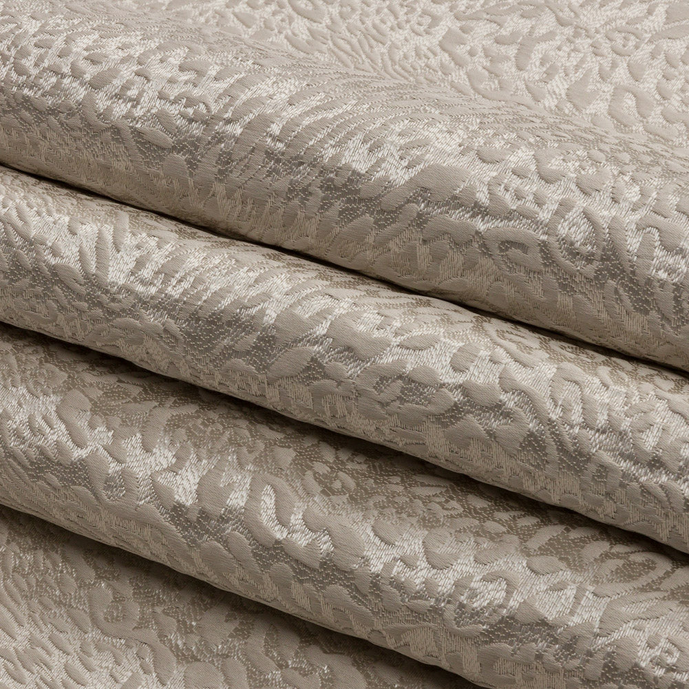 Drapery Jacquard - Ivory Running Leopard - British Imported