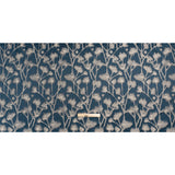 Metallic Drapery Jacquard - Ink Blurred Branches - British Imported