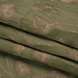 Metallic Drapery Jacquard - Olive Blurred Branches - British Imported