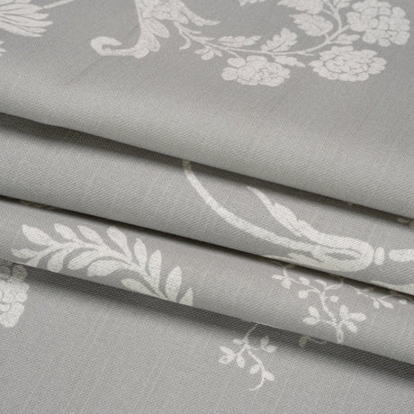 Cotton Canvas Print - Steel Scrolls and Leaves - British Imported
