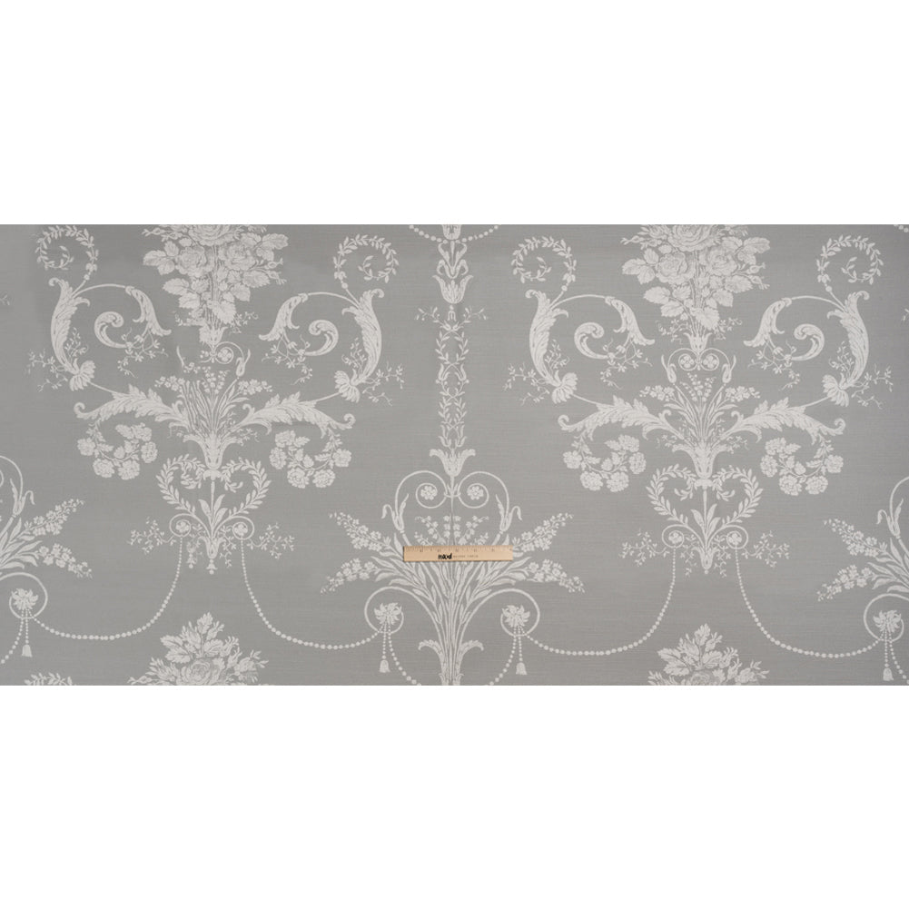Cotton Canvas Print - Steel Scrolls and Leaves - British Imported
