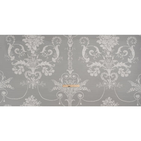 Cotton Canvas Print - Steel Scrolls and Leaves - British Imported