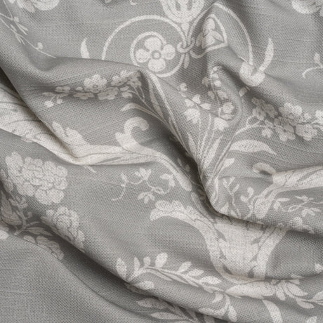 Cotton Canvas Print - Steel Scrolls and Leaves - British Imported