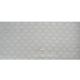 Metallic Drapery Jacquard - Wedgewood Leafy Fans - British Imported