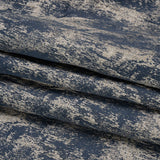 Metallic Drapery Jacquard - Ink Abstract - British Imported