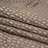 Metallic Drapery Jacquard - Mole Spotted Abstract - British Imported