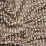 Metallic Drapery Jacquard - Mole Spotted Abstract - British Imported
